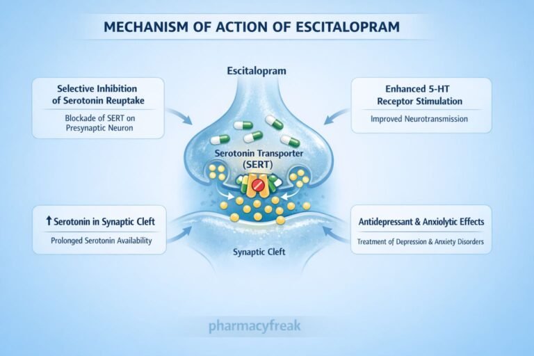 Mechanism of Action of Escitalopram