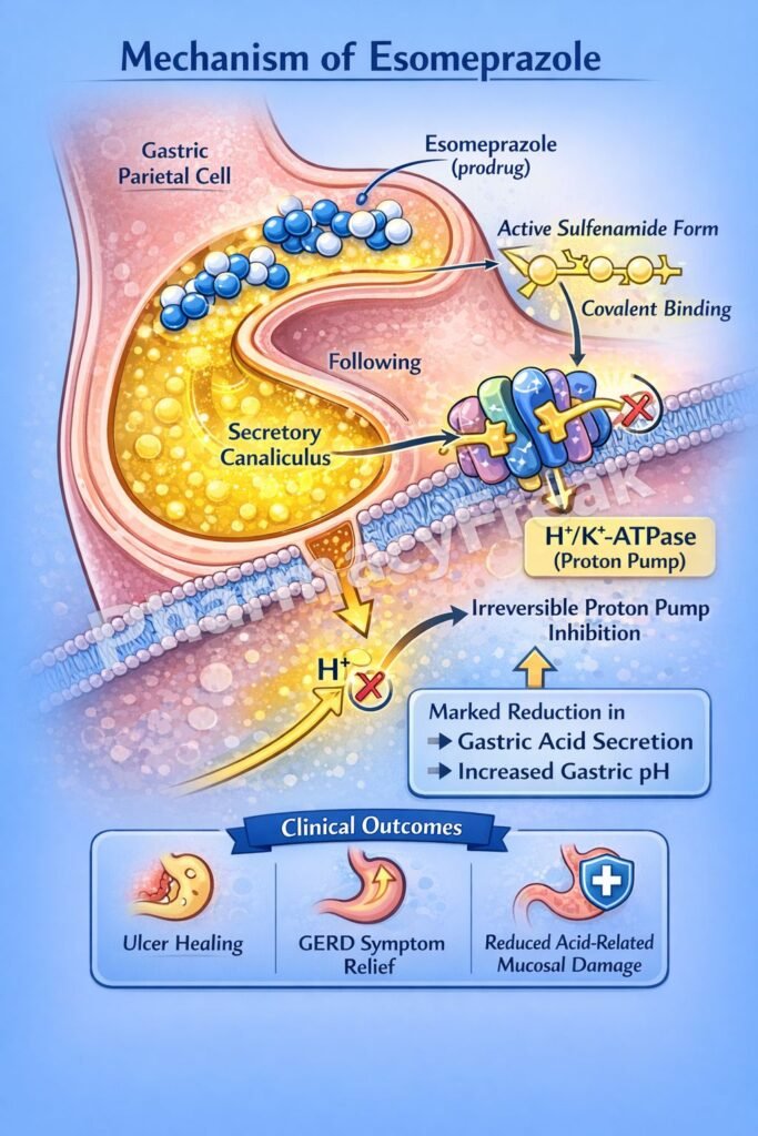 Mechanism of action of drugs flowchart