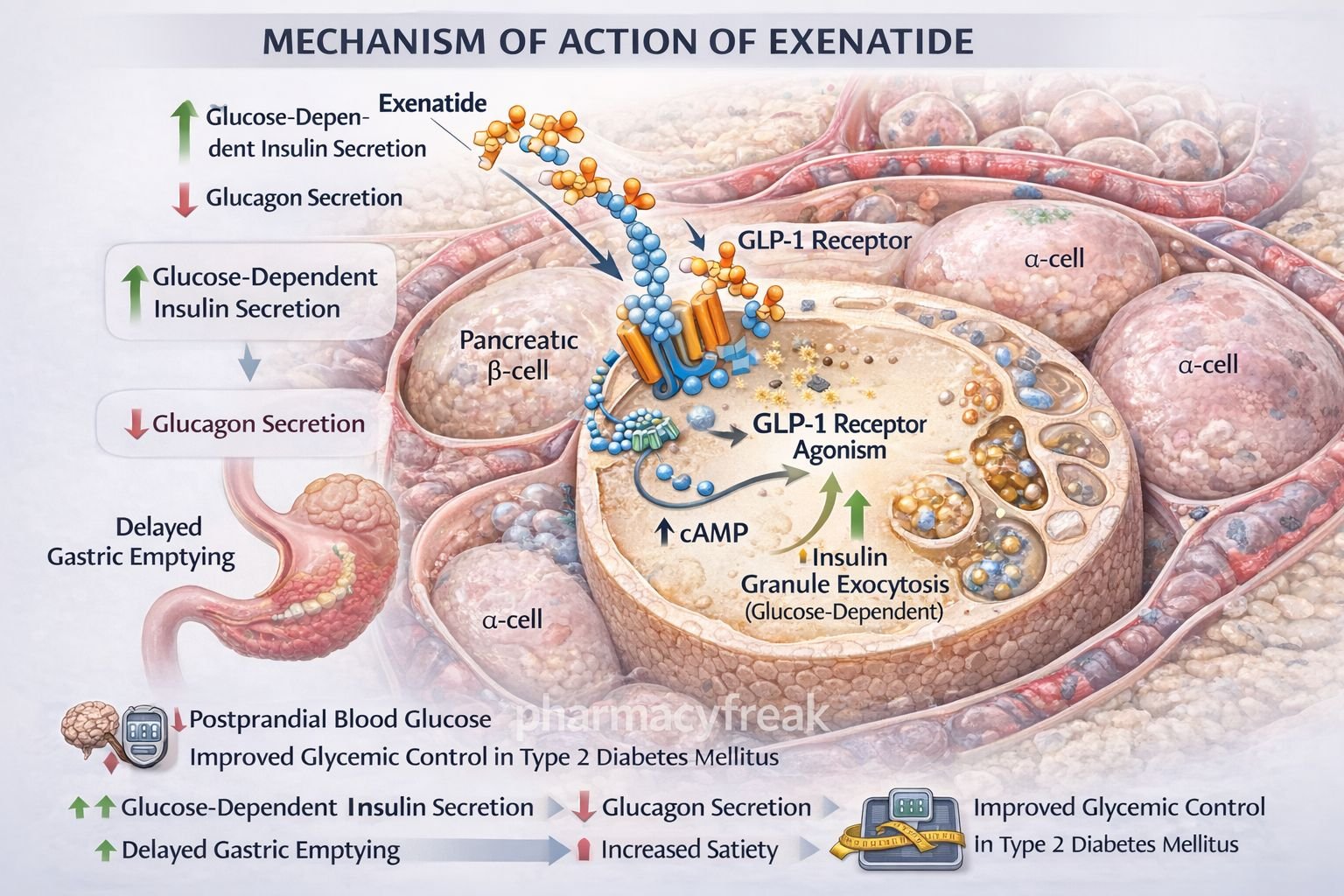 Mechanism of Action of Exenatide