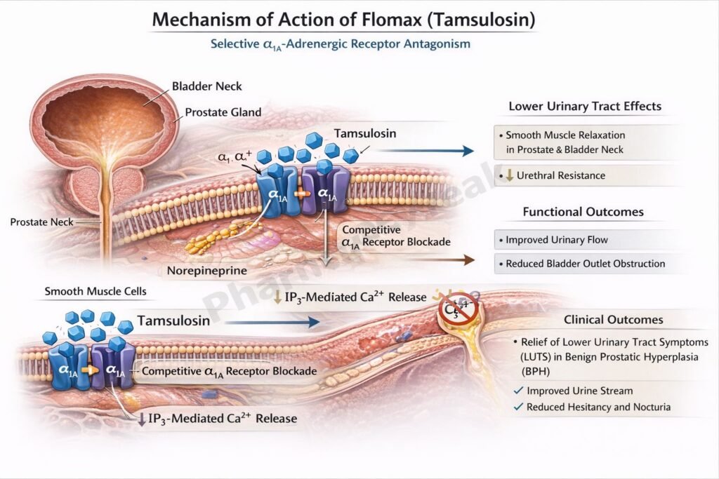 Flomax Color Mechanism of Action of Flomax