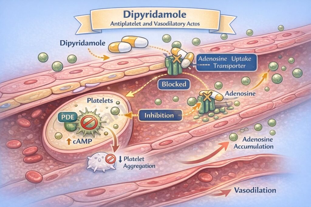 Mechanism of Action of Dipyridamole