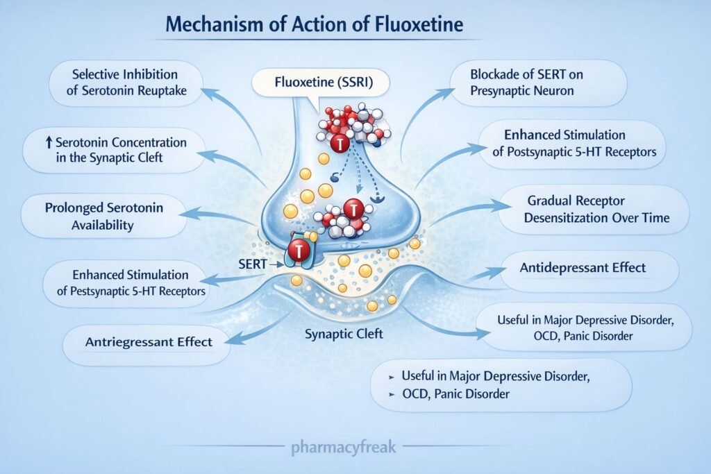 MOA of Fluoxetine