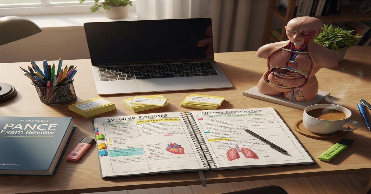 PANCE Study Plan: A 12-Week Roadmap to Master Every Body System and Ace the National Certification Exam
