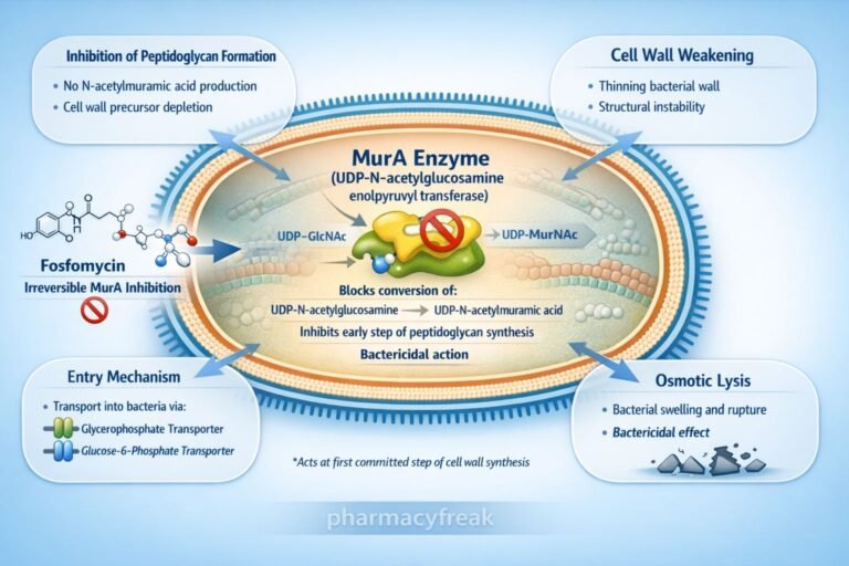 Mechanism of Action of Fosfomycin