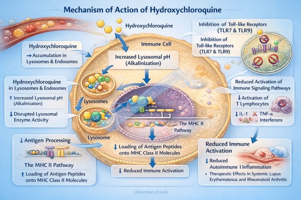 MOA of Hydroxychloroquine