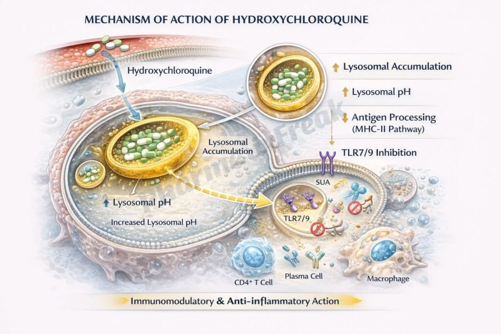Hydroxychloroquine pharmacology