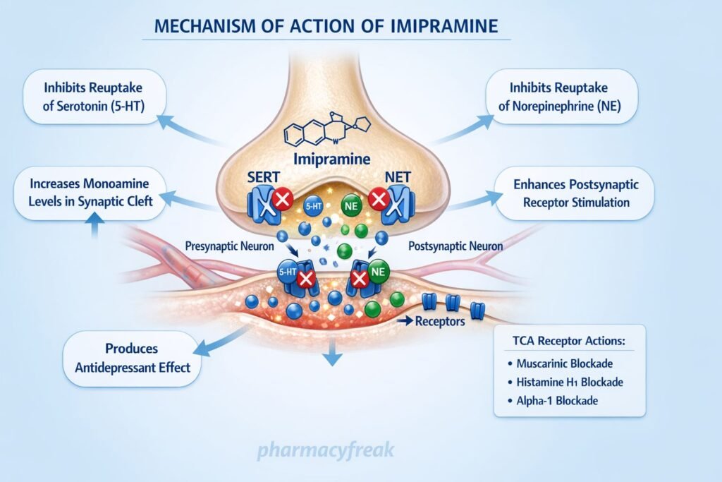 MOA of Imipramine