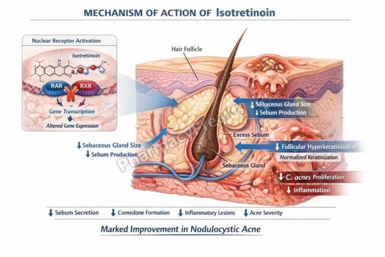 Mechanism of Action of Isotretinoin
