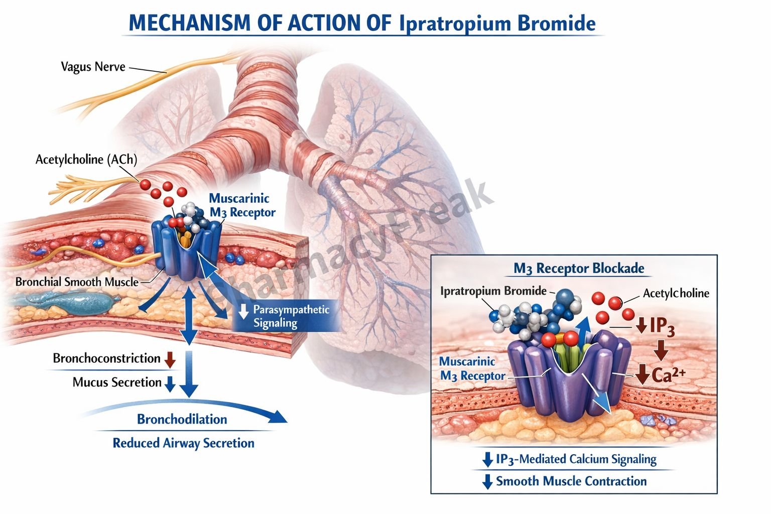 Mechanism of Action of Ipratropium Bromide