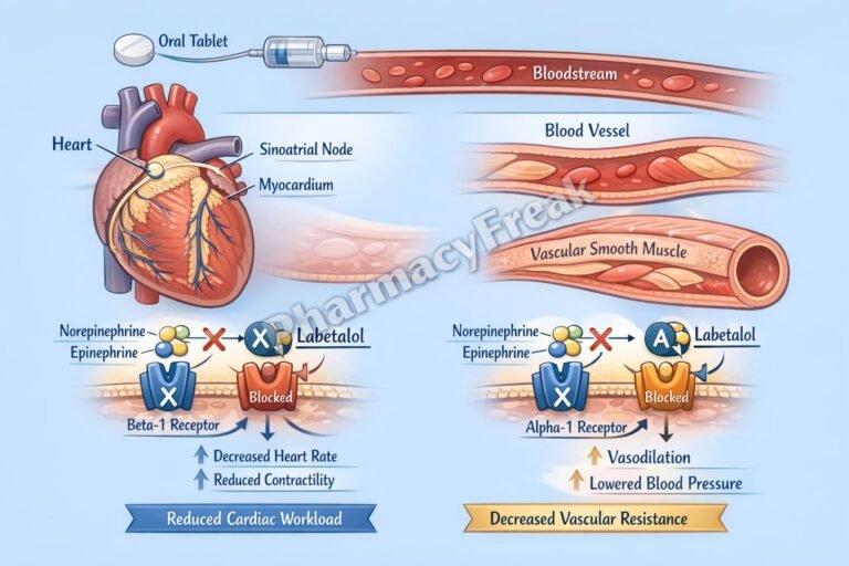 Mechanism of Action of Labetalol
