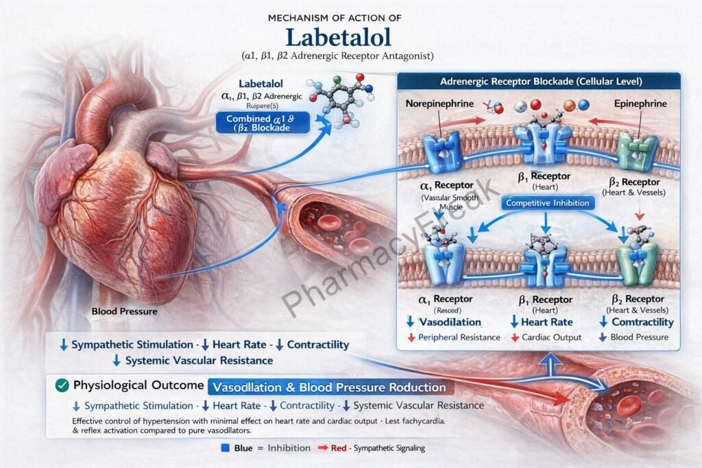Labetalol pharmacology