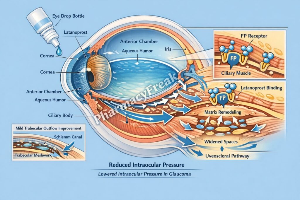 Latanoprost pharmacology