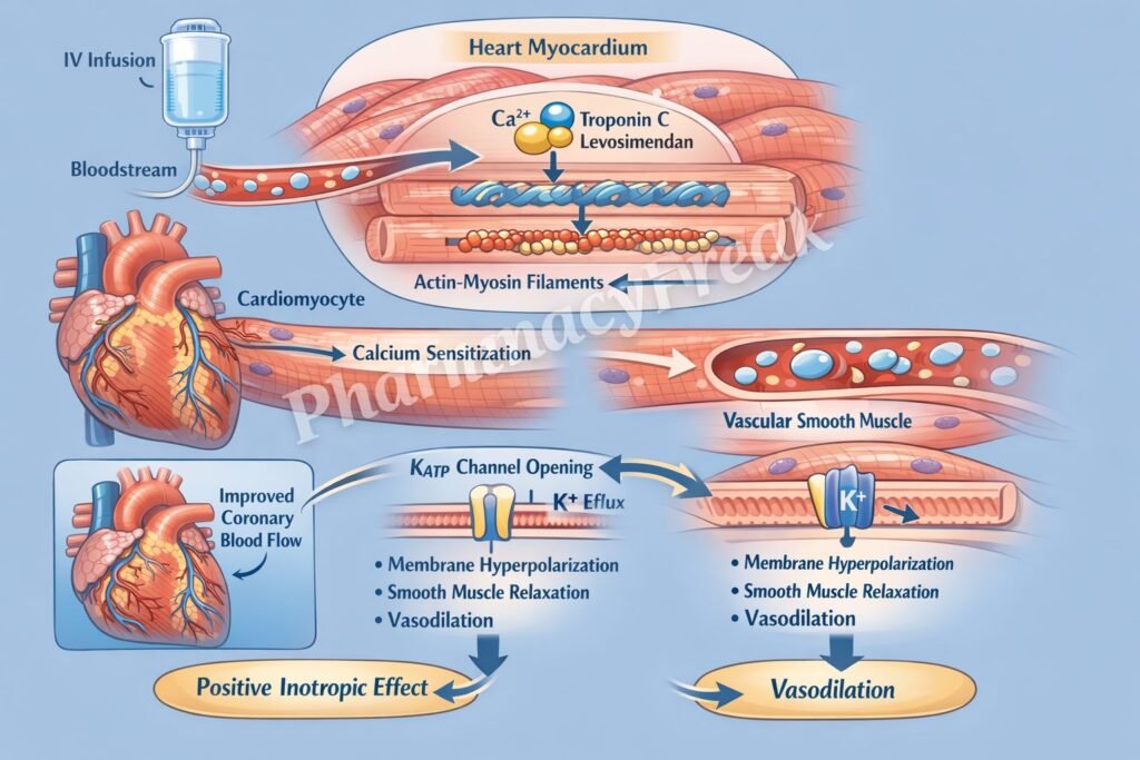 Levosimendan pharmacology