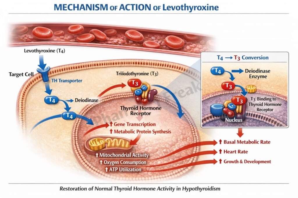 Levothyroxine pharmacology