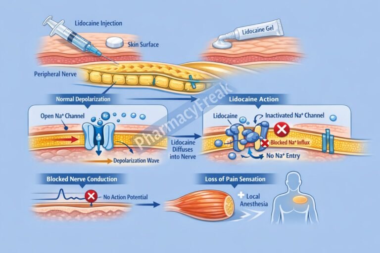 Mechanism of Action of Lidocaine