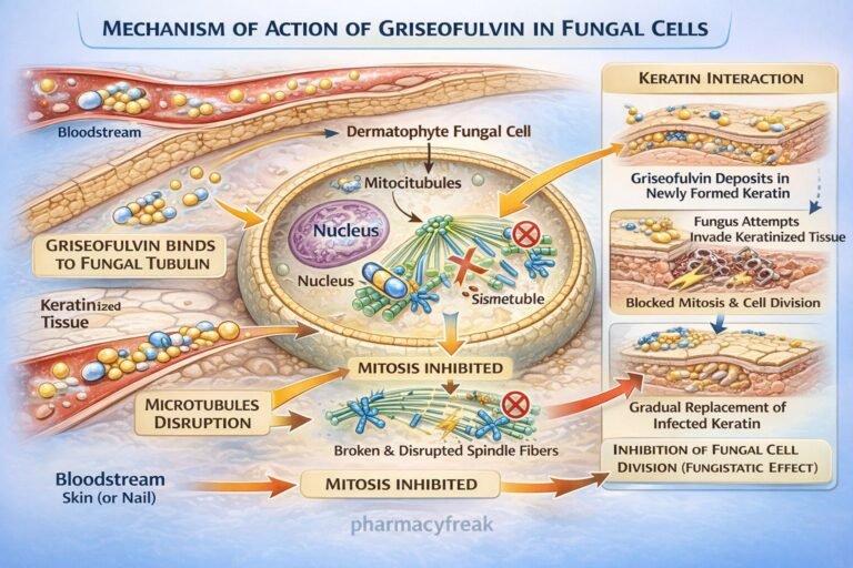 Mechanism of Action of Griseofulvin