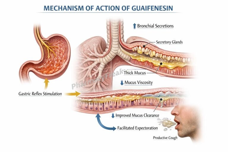 MOA of Guaifenesin