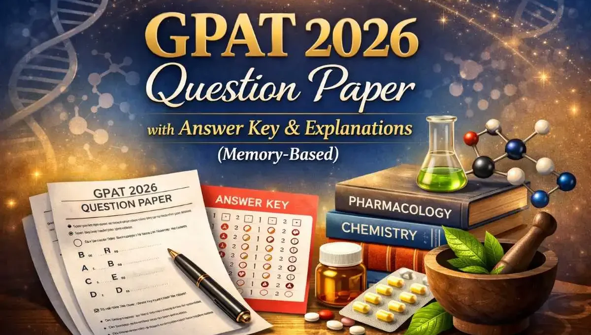 GPAT 2026 Question Paper with Answer Key & Explanations