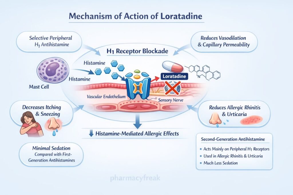 MOA of Loratadine