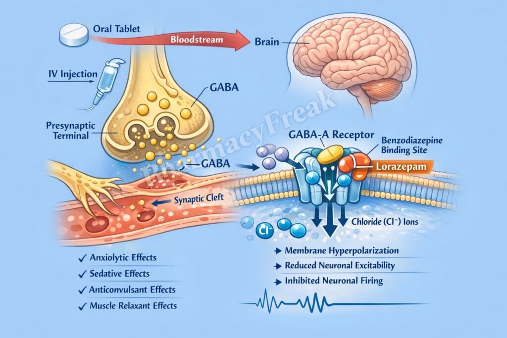 Mechanism of Action of Lorazepam