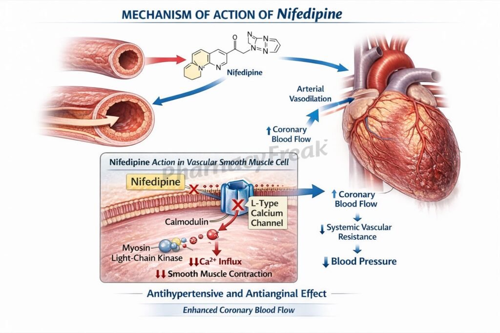 Mechanism of Action of Nifedipine