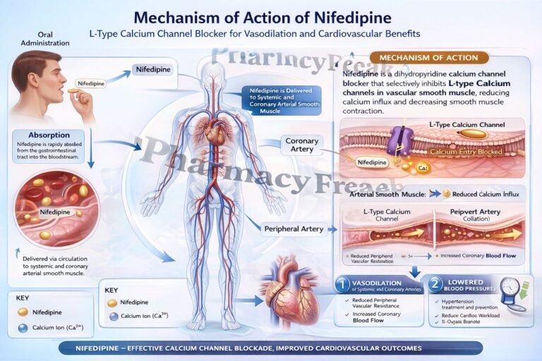 MOA of Nifedipine
