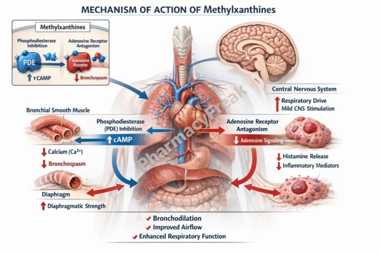 MOA of Methylxanthines