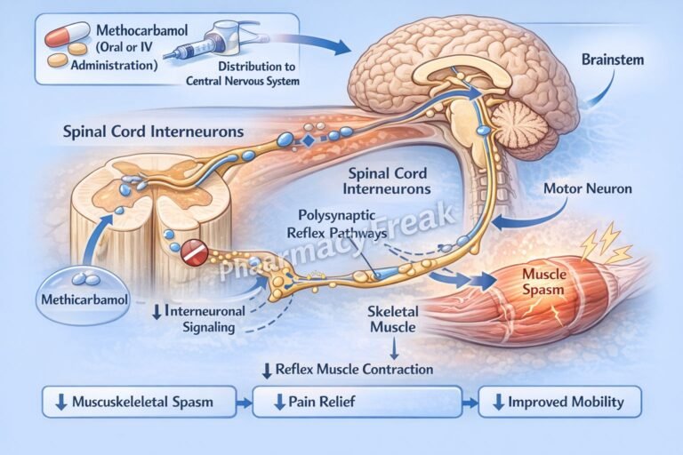 MOA of Methocarbamol