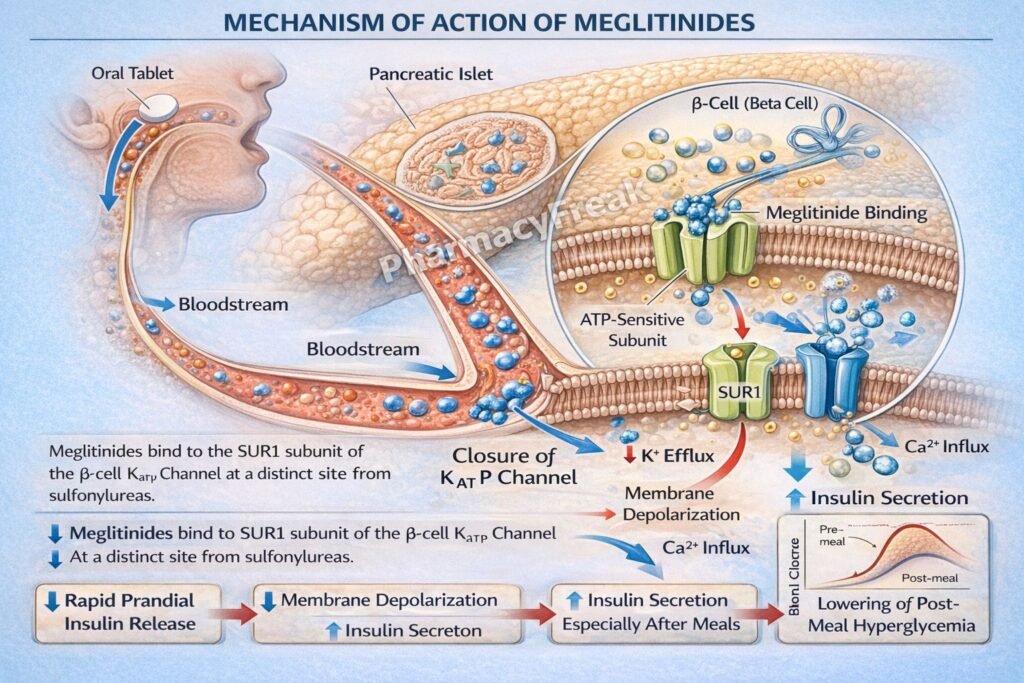 Mechanism of Action of Meglitinides