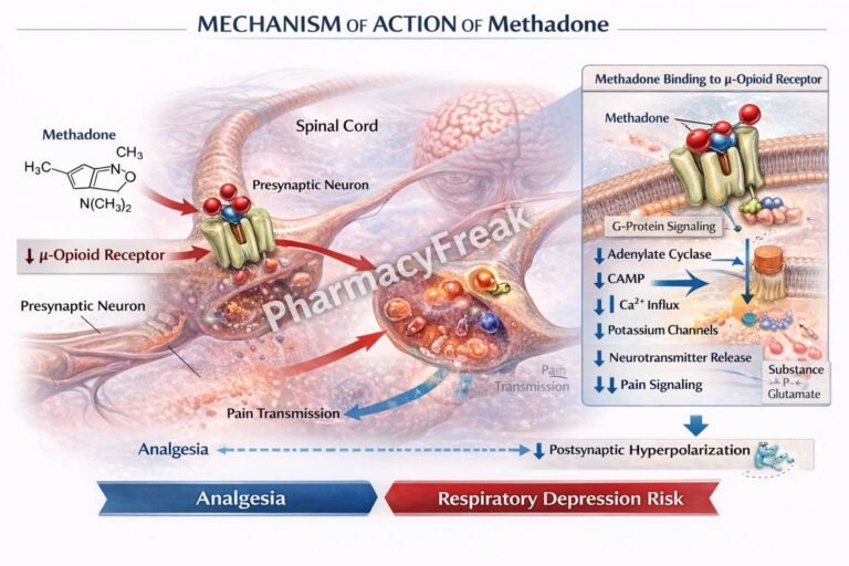 MOA of Methadone