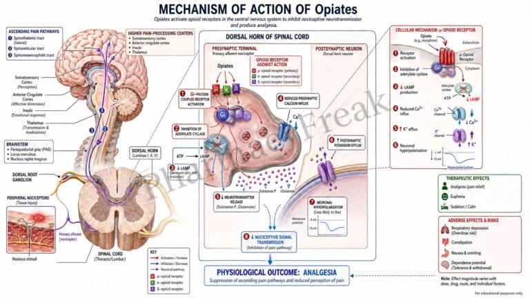 Mechanism of Action of Opiates