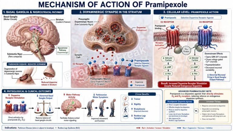 MOA of Pramipexole