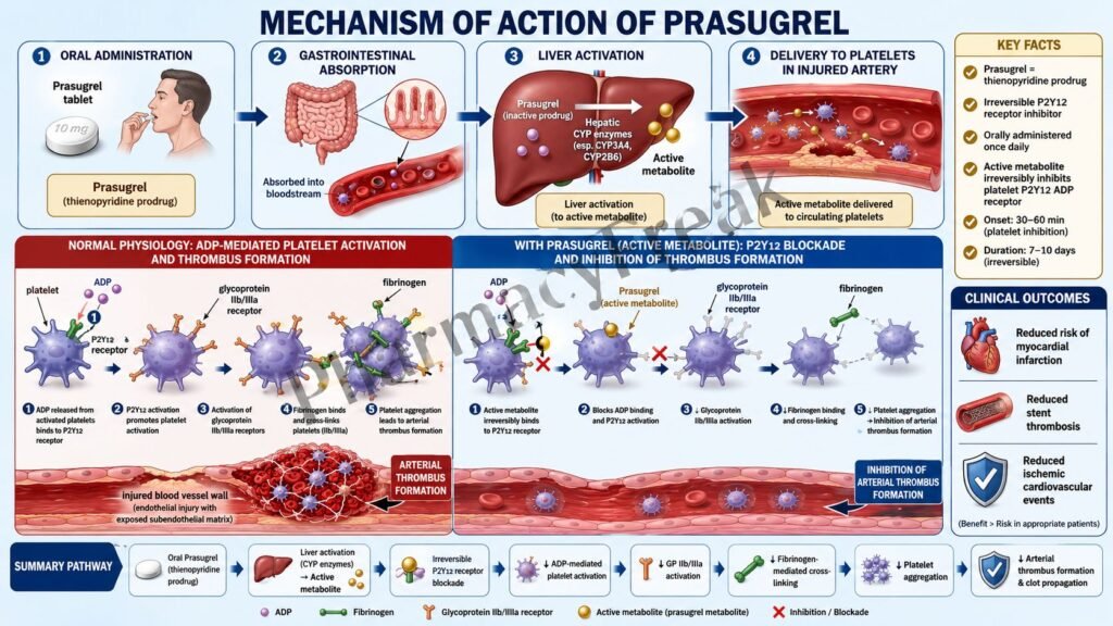 Mechanism of Action of Prasugrel