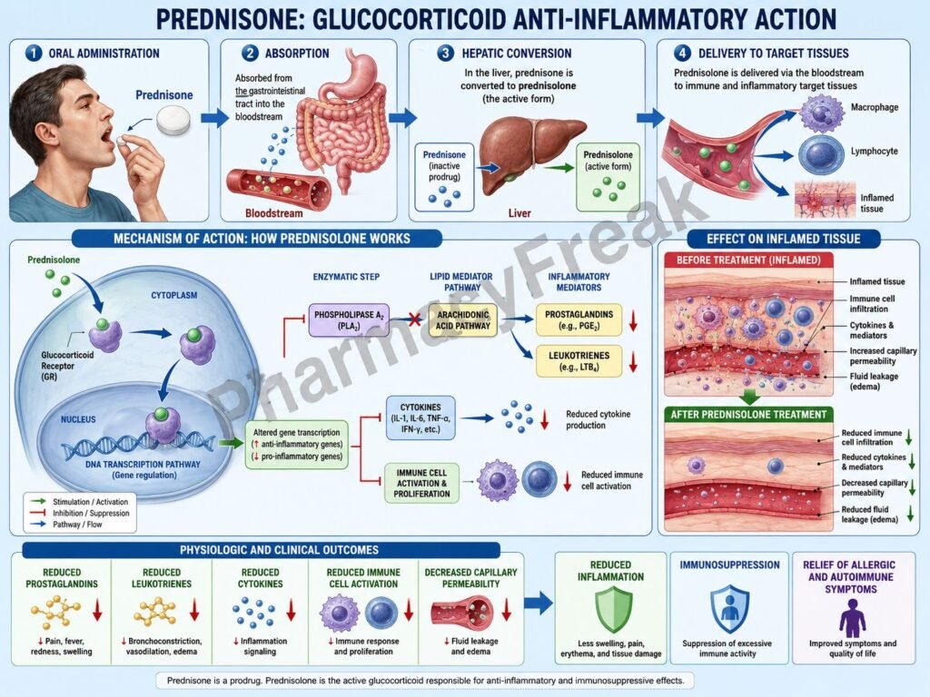 MOA of Prednisone