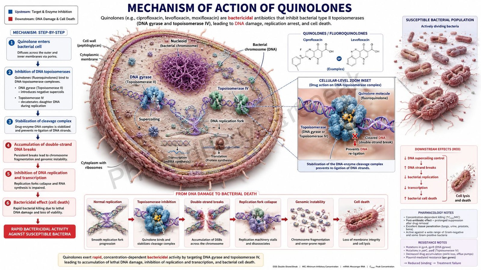 MOA of Quinolones
