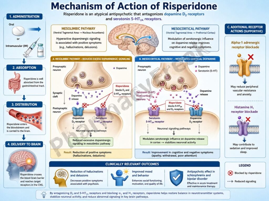 MOA of Risperidone