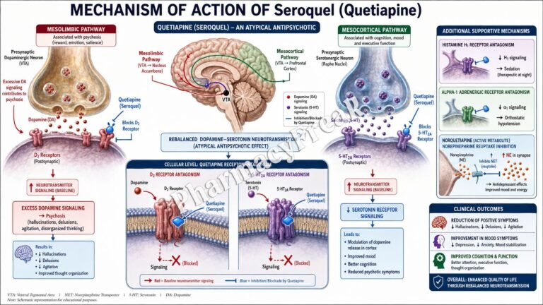 Mechanism of Action of Seroquel