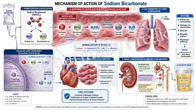 Sodium bicarbonate pharmacology