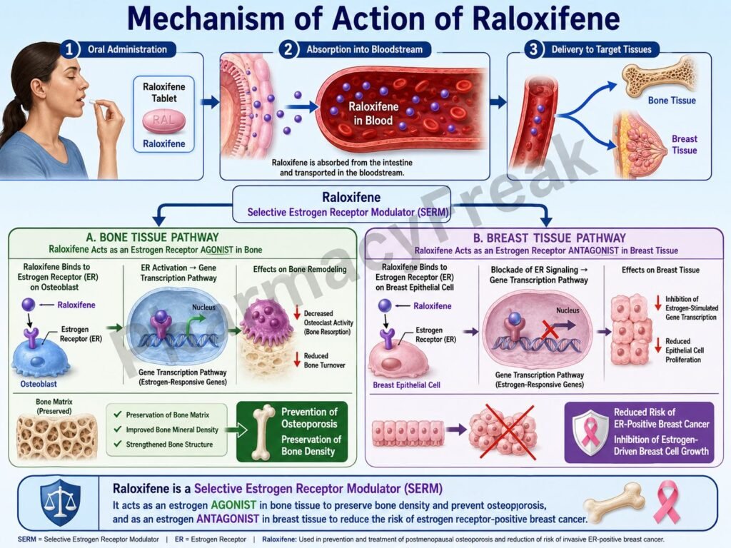 MOA of Raloxifene