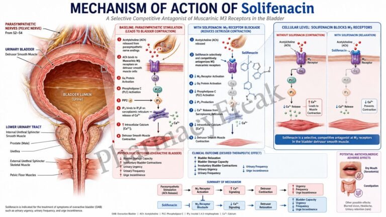 MOA of Solifenacin
