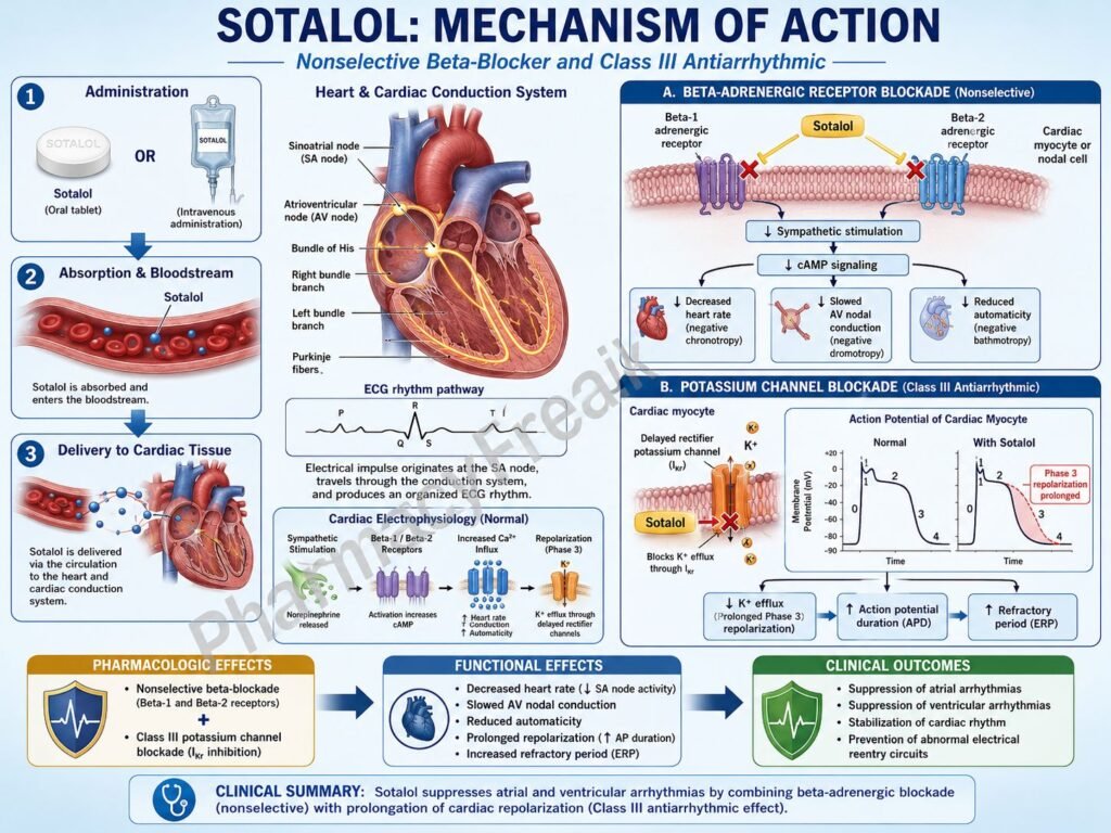 Mechanism of action of Sotalol