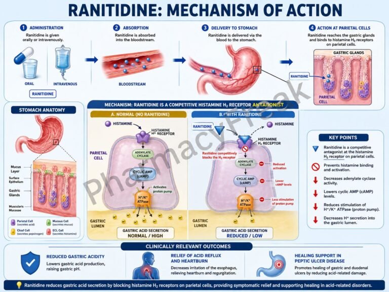 MOA of Ranitidine