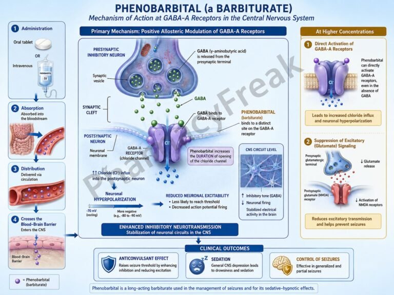 MOA of Phenobarbital