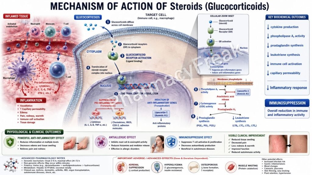 MOA of Steroids