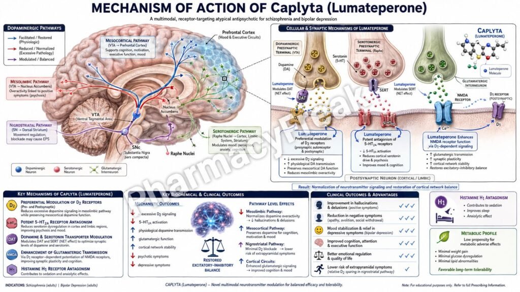 Mechanism of Action of Caplyta