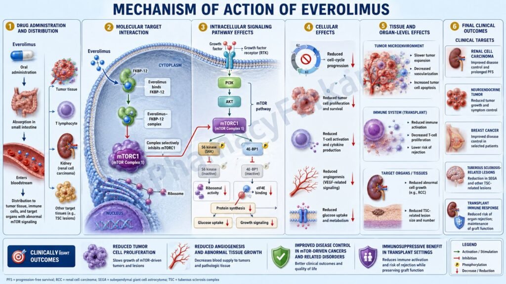 Everolimus Mechanism of action