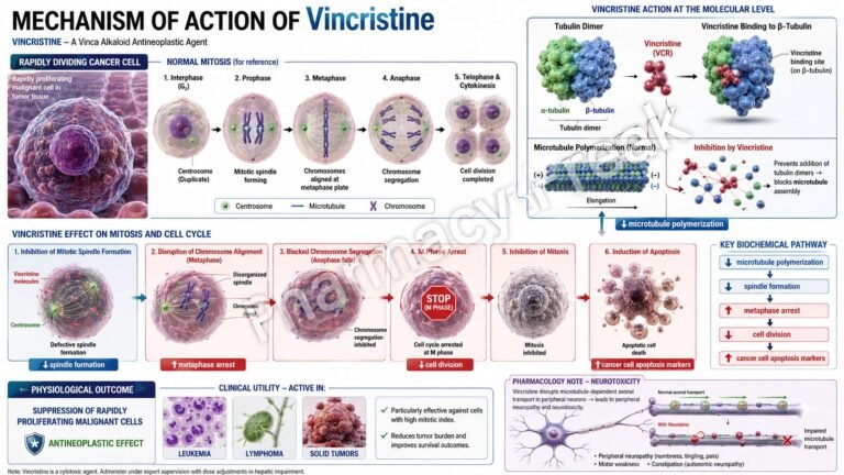 Mechanism of Action of Vincristine