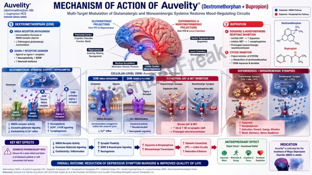 Mechanism of Action of Auvelity