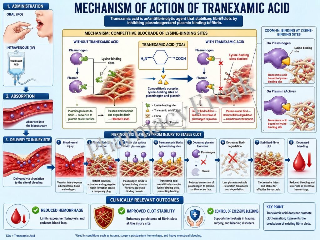 MOA of Tranexamic Acid