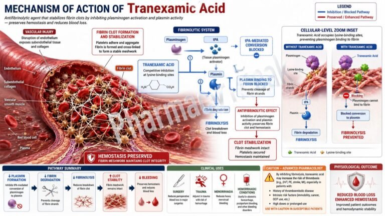 Mechanism of Action of Tranexamic Acid